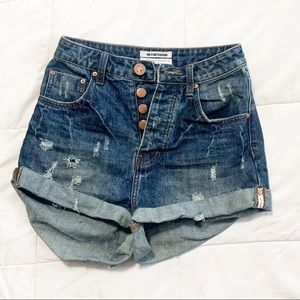 24 One Teaspoon High Waist Bandit Shorts